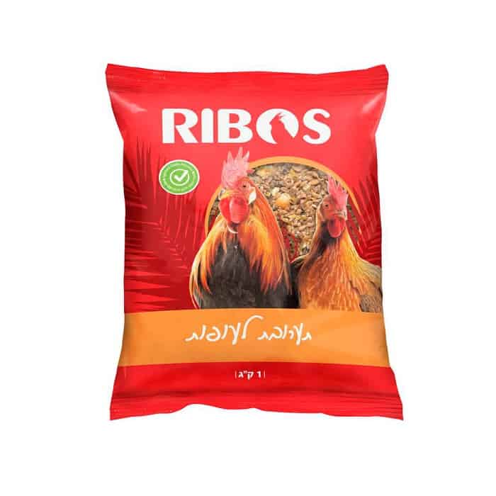 ריבוס מזון תערובת לעופות 1 ק"ג