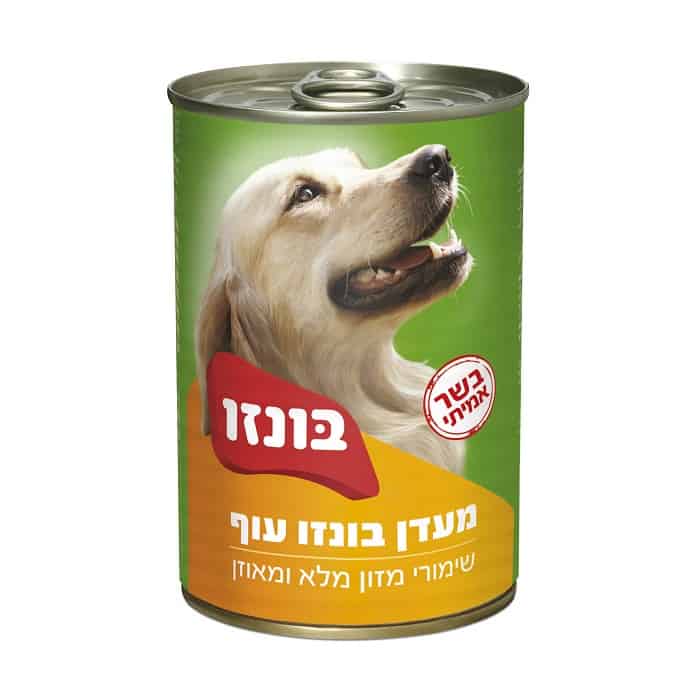 שימורי בונזו עוף לכלב 400 גרם שימורי בונזו עוף לכלב 400 גרם