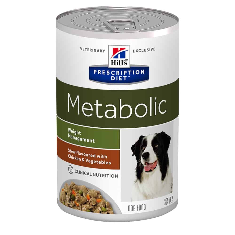 שימורי הילס מזון רפואי נזיד Metabolic לכלב שימורי הילס מזון רפואי נזיד מטבוליק לכלב