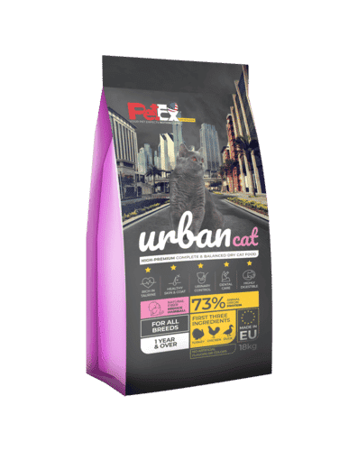 petex-urbancat מזון לחתולים פטקס