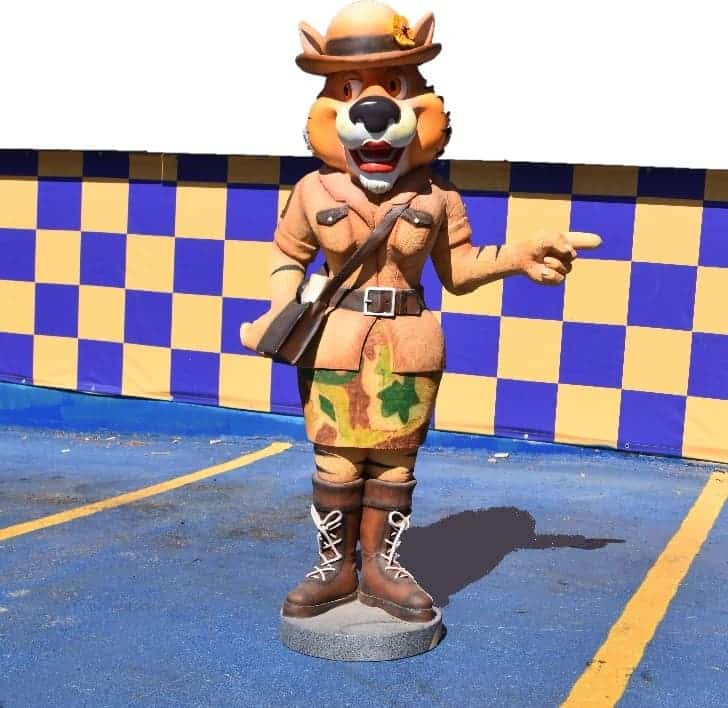 פסל טיגריס מדריך ספארי