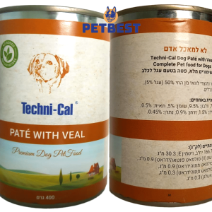 שימורי טכניקל פטה עגל לכלבים