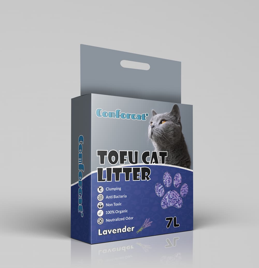 Lavender 7L חול טופו לחתול Lavender 7L חול טופו לחתול