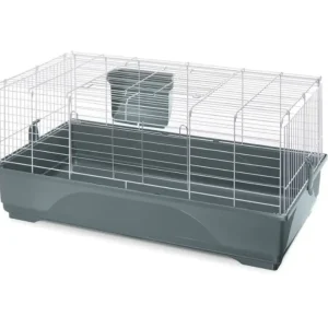 כלוב ארנבים ושרקנים איכותי תוצרת אימאק איטליה דגם איזי 100, מידות 100 סמ