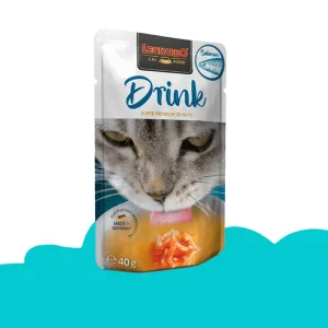 לאונרדו משקה סלמון מזון משלים לחתולים ללא דגנים 40 גרם